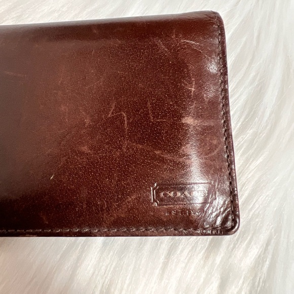 Vintage Coach Brown Leather Wallet - Picture 2 of 6